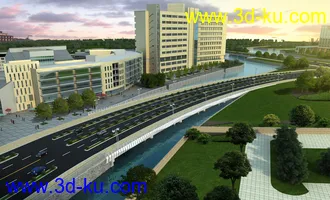 大桥 模型下载 max的图片