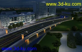 大桥 模型下载 max的图片