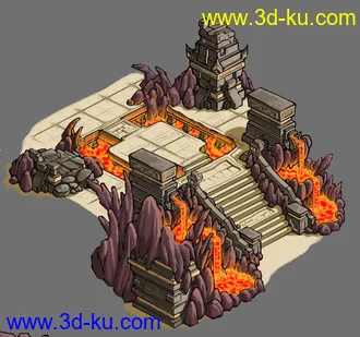 3D打印模型不错的地形的图片