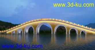 大桥 模型下载 max的图片