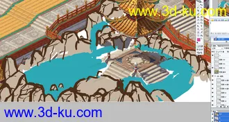 3D打印模型碎石头的图片