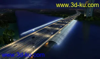 大桥 桥 场景 模型下载 max的图片