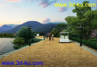 大桥 桥 场景 模型下载 max的图片