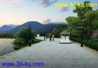 大桥 桥 场景 模型下载 max的图片