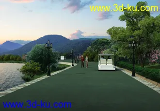 大桥 桥 场景 模型下载 max的图片