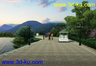 大桥 桥 场景 模型下载 max的图片