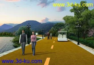 大桥 桥 场景 模型下载 max的图片