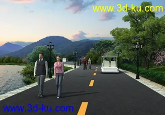 大桥 桥 场景 模型下载 max的图片