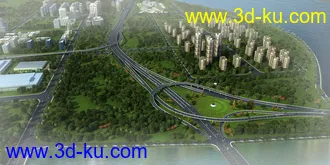 大桥 桥 场景 模型下载 max的图片