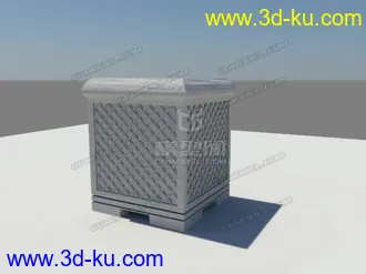 一个花圃模型的图片