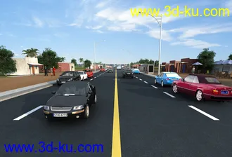 大桥 桥 立交桥  场景 模型下载 max  公路的图片