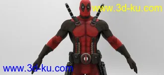 3D打印模型死侍的图片