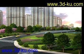 大桥 桥 立交桥  场景 模型下载  max 城市 蓝天的图片