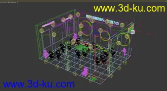 3D打印模型地产展台的图片