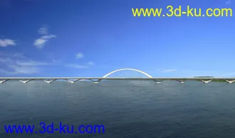 大桥 桥 场景 模型下载  max 城市 蓝天  夜景的图片