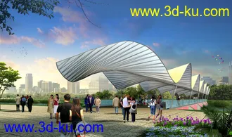 大桥 桥 场景 模型下载  max 城市 苏州拱桥的图片