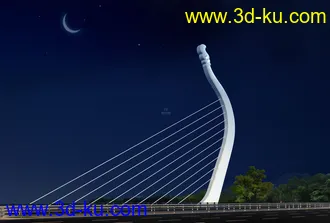 大桥 桥 场景 模型下载  max 城市 白天 夜景的图片