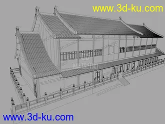 3D打印模型古建筑之太湖古建的图片