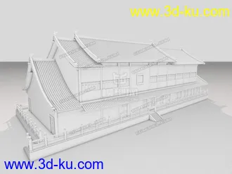 3D打印模型古建筑之太湖古建的图片