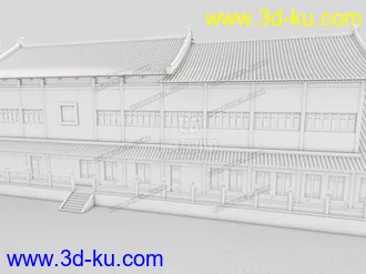3D打印模型古建筑之太湖古建的图片