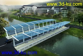 大桥 桥 场景 模型下载  max 公路  创意桥的图片