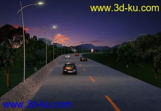 大桥 桥 场景 模型下载  max 滨江大桥的图片