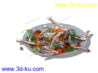 3D打印模型火鸡残渣的图片