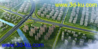 大桥 桥 场景 模型下载  max  立交桥的图片