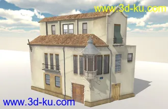 3D打印模型楼房破的图片