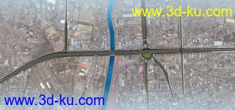 场景 模型下载  max  天桥，高架桥的图片