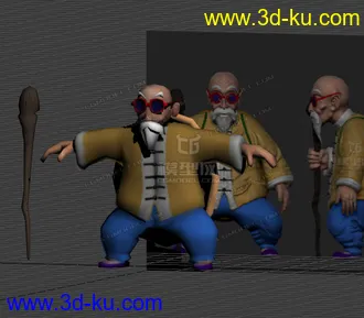 3D打印模型龟仙人的图片