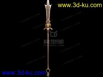 3D打印模型一把武器的图片