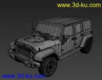 3D打印模型吉普车的图片