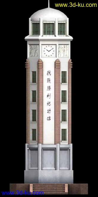 3D打印模型抗战胜利记功碑即现在的重庆解放碑的图片