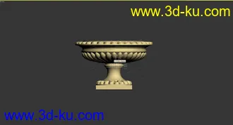 3D打印模型精致的花钵的图片