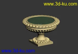 3D打印模型精致的花钵的图片