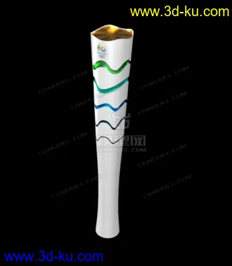 3D打印模型里约奥运火炬的图片