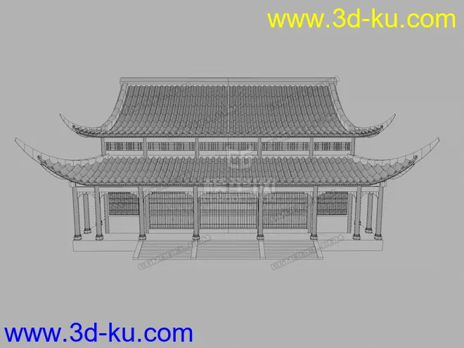 古建筑之大雄宝殿模型的图片5