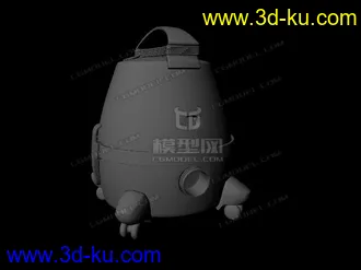 3D打印模型吸尘器_家用_写实的图片