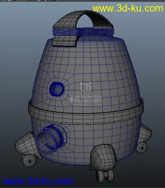 3D打印模型吸尘器_家用_写实的图片