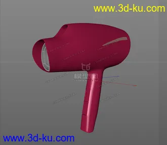 3D打印模型吹风机的图片