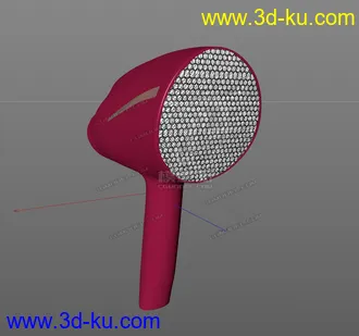 3D打印模型吹风机的图片