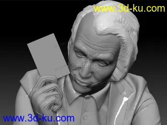 3D打印模型新手做的很不像的小丑的图片