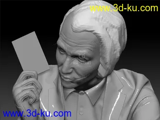 3D打印模型新手做的很不像的小丑的图片