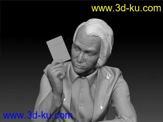 3D打印模型新手做的很不像的小丑的图片