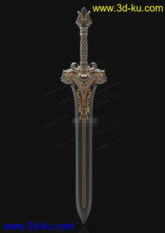 3D打印模型莱恩国王的剑的图片