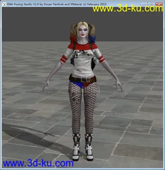 3D打印模型小丑女的图片