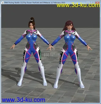 3D打印模型守望先锋之不知火舞的图片