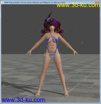 3D打印模型战国无双女角色——加西亚的图片