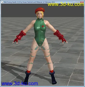 3D打印模型街霸——嘉米的图片